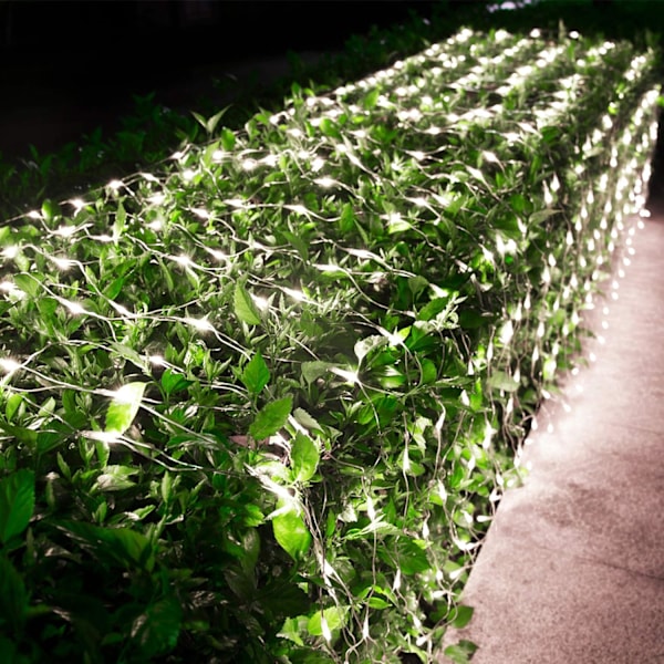 12ft x 5ft 360 LED Julelys Net, 8 Tilstande Busk Netlys Sammenkædelig, Timer, Vandtæt til Juletræer, Buske, Have, Udendørs