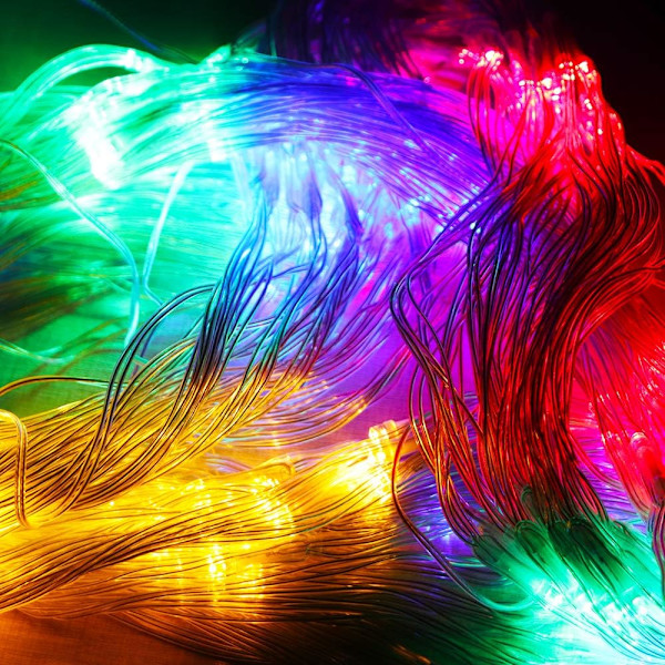 LED Net Lys Jule Mesh Lys, Træ Warp Fe Lys Udendørs Hængende Lyskæde til Jul, Halloween, Have, Gangsti, Buske