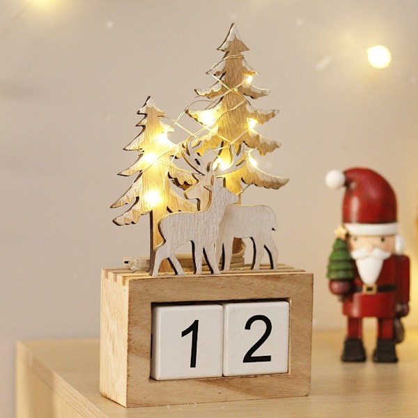 Jul LED-lysande trädekorationer