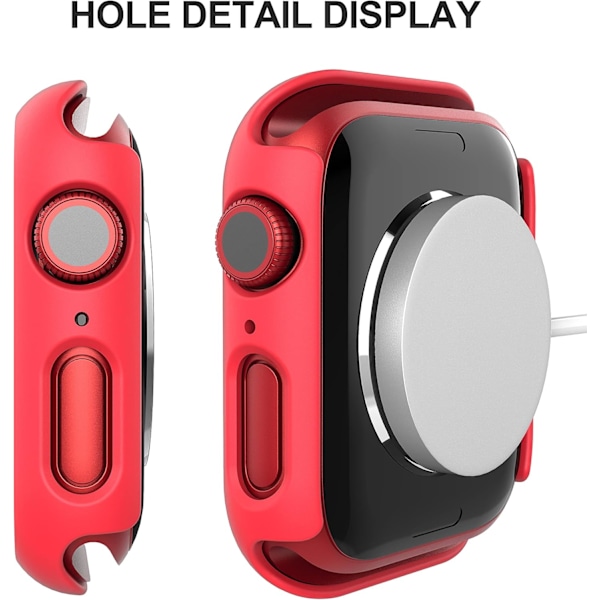 GGOOIG 2-pak kompatibel med Apple Watch SE Series 6/5/4 44 mm deksel