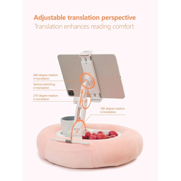 Tablettiteline tyyny, sohvalle, sängylle ja työpöydälle - Yhteensopiva 5,2\"-13\" puhelimien/tablettien, iPadin, Kindlen kanssa
