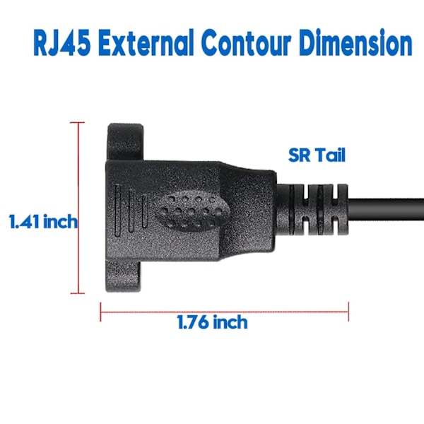 3-polet XLR til RJ45 DMX512-adapter - RJ45 til han XLR DMX-kabel