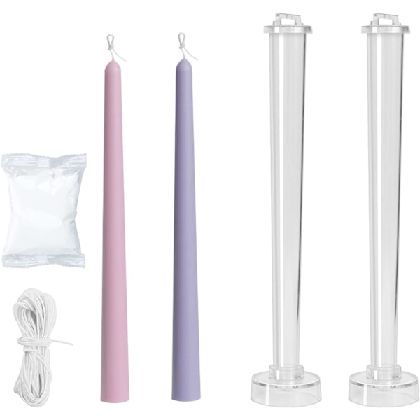 1-pak Taper Candle Form, Candle Body Molds til Candle