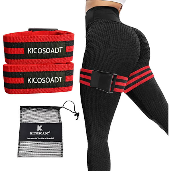 Glute, Bld Flw Restrictin  fr Wmen Glutes & Hip Building,butt wrkut equipment fr wmen, fr wmen glutes,Adjustable  fr Arms red