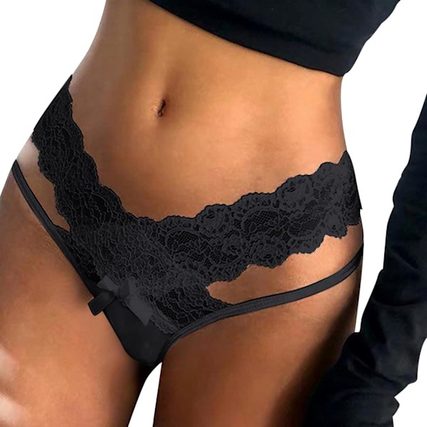 Sexiga spetsstringtrosor för kvinnor - Slarviga underkläder i stretch
