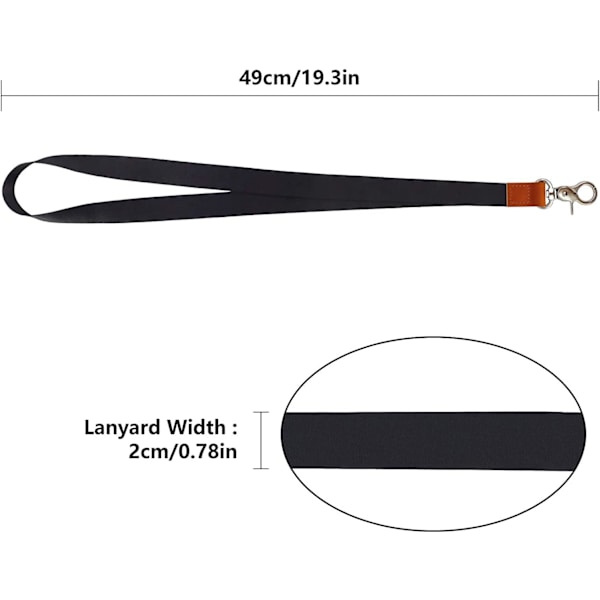 Lanyard, Lang Hals Nyckelband, ID Badge Lanyard