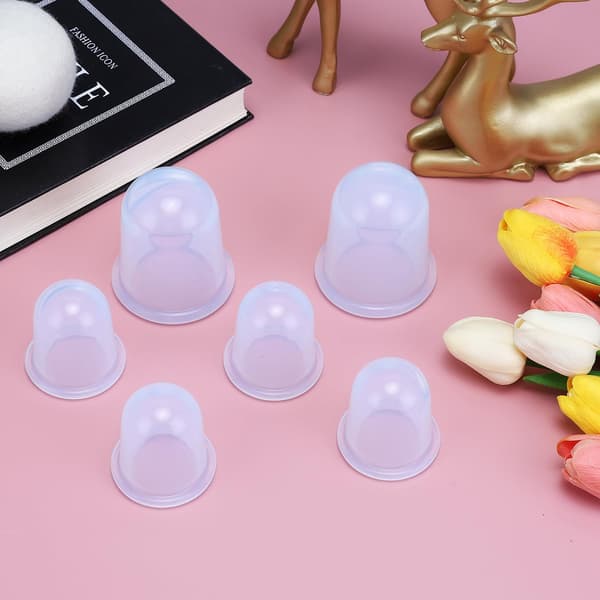 Silikone Cupping Terapi Sæt - Cupping Sæt til Massage Terapi - Cellulitefjerner Cupping Sæt - Anti Cellulite Kop Massager, Vakuum Suge Massage