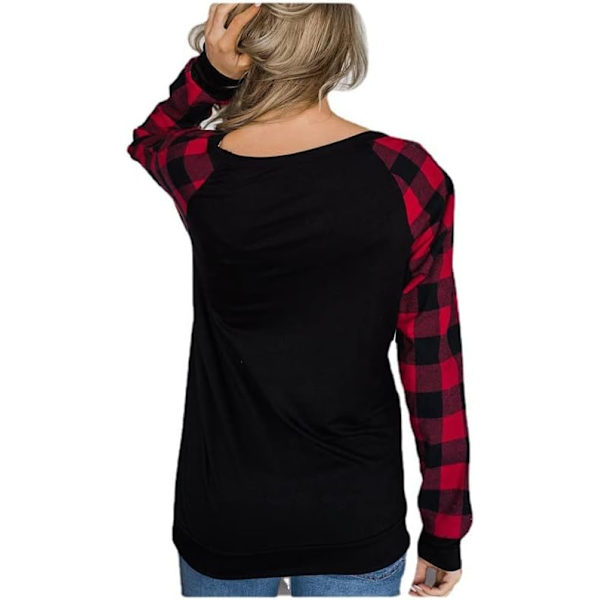 Criss Cross V-hals topp for kvinner Gresskar Thanksgiving Langærmet jul