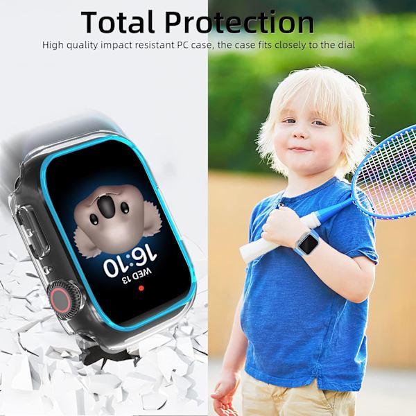 Barn Luminous Case Kompatibel med Kids Apple Watch 42mm 44mm 45mm