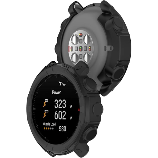 Klokke som er kompatibel med Polar GRIT X/- Robust deksel (svart)