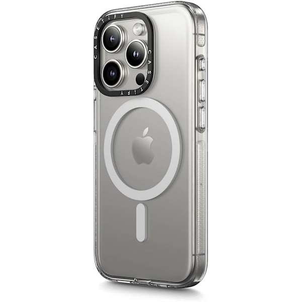 Kirkas suojakuori iPhone 15 Pro Maxille [Ei kellastu / 2 metrin pudotussuoja / Yhteensopiva Magsafen kanssa] - Kirkas iPhone 15 Pro Max (6,7\")