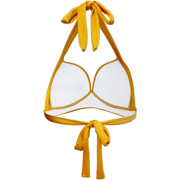 Vintage 50'er ternet mønster halter bikini top badedragter til kvinder