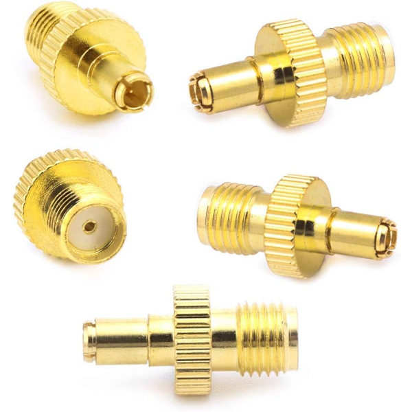 5 st SMA-hona till TS9-hane RF-kontaktadapter