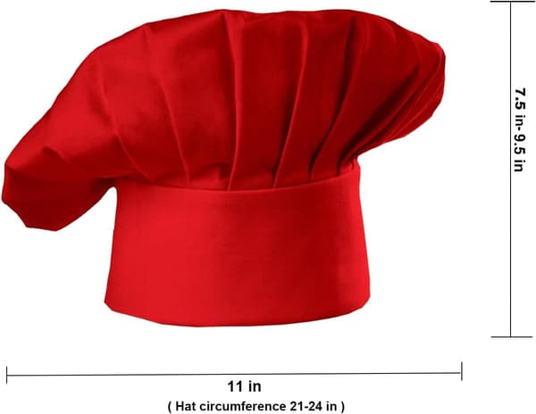 Kokkehatt Voksen Justerbar Elastisk Baker Kjøkken Matlaging Kokkelue