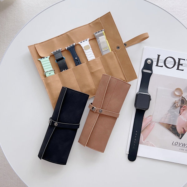 Klocka Förvaringsväska Smart watch Frostat läder