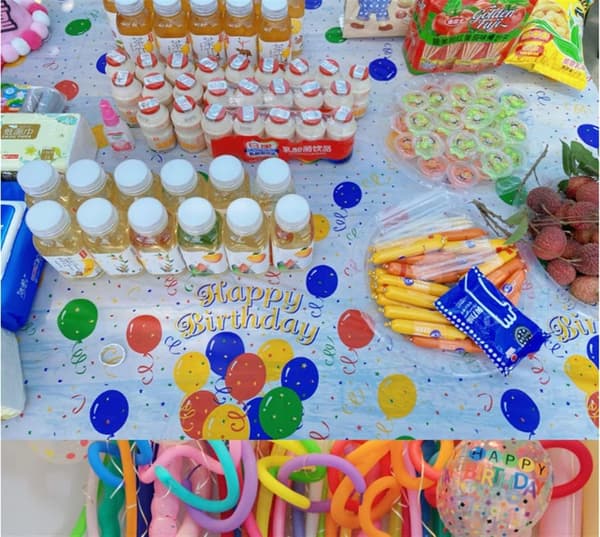 Dug, ideel til fødselsdagsfester, karneval, babyshowers, temafester, spa-fester, engangs, rektangulær, vandtæt plastik
