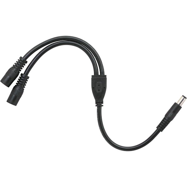 5,5/2,1 mm 12V DC splitter power 1 hane till 2 hona