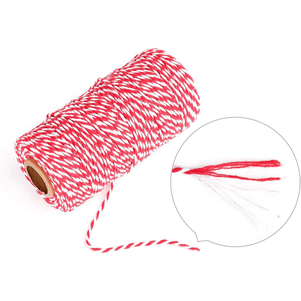 Hyssing i bomull fra Twine String Bakers, hyssing i bomull til bakeri, hyssing til håndverk, slaktere