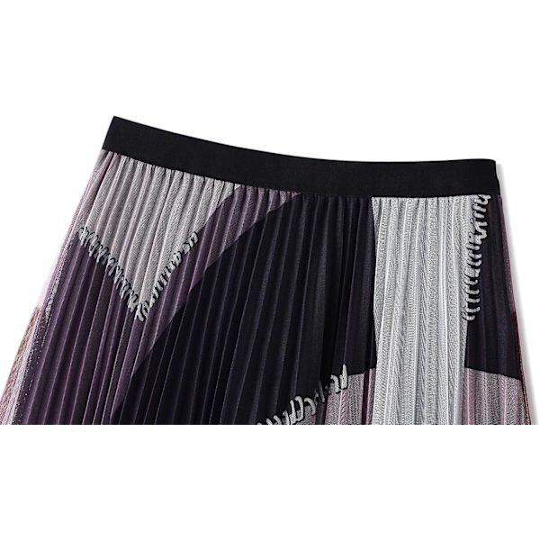 Kvinnors Tutu Tulle Kjolar Elastisk Hög Midja Skiktad Kjolar Blommigt Tryck Mesh