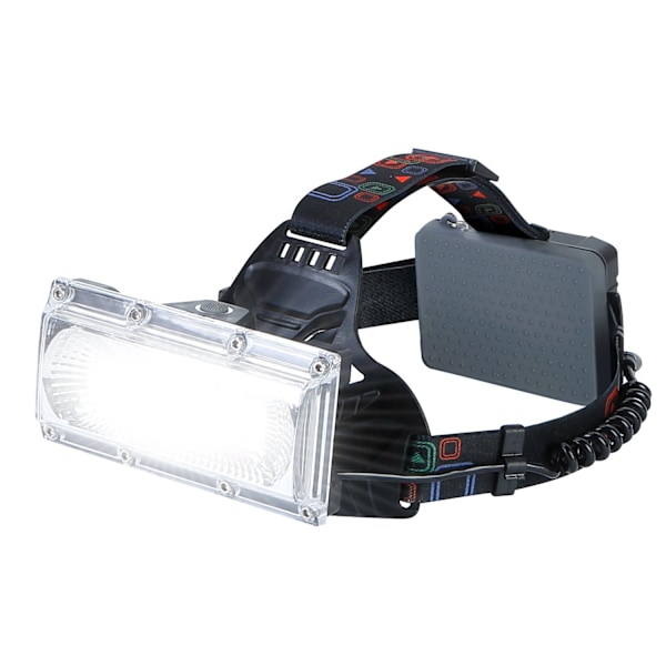 Oppladbar LED-hodelykt - 1800 Lumen COB-hodelykt (3 moduser)