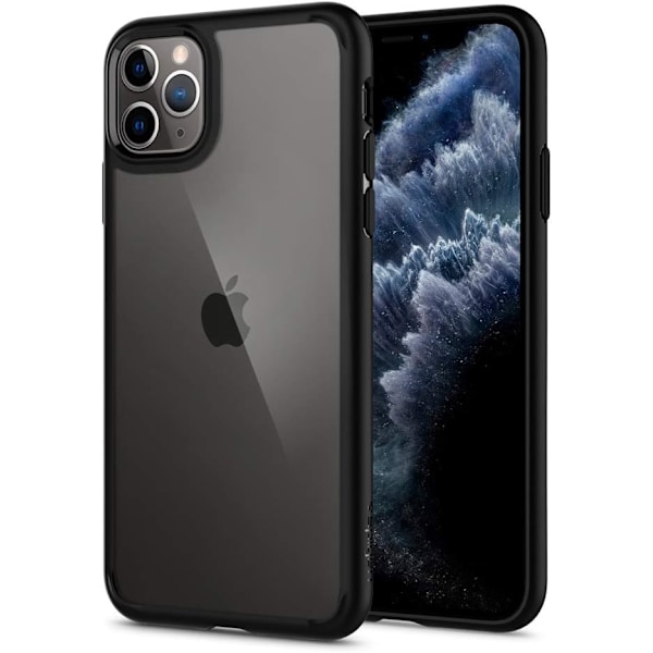 Ultra Hybrid Deksel Designet for iPhone 11 Pro (2019) - Matt Svart Matt Svart