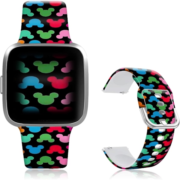 Påskblommigt silikonband kompatibelt med Fitbit Versa SmartWatch,
