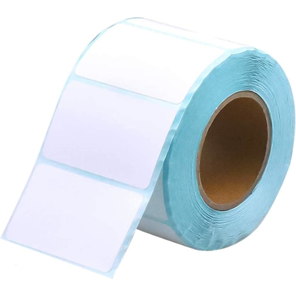 700 selvklebende etikettetiketter Adressetiketter Tom rulle 80 mm x 30 mm