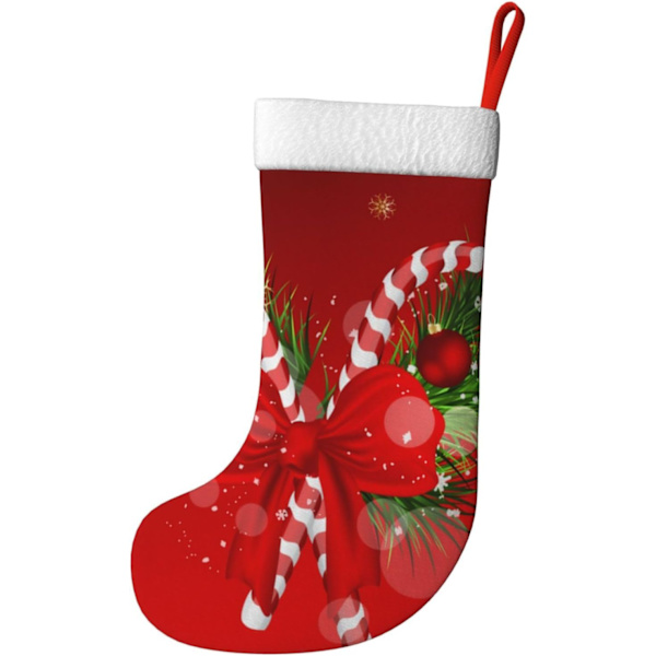 Glædelig Jul Juleferie Dekoration Strømper - Holdbare, Farverige og Sjove Festlige Dekorationer Jule Strømpe Pejs Ornamenter Xmas S