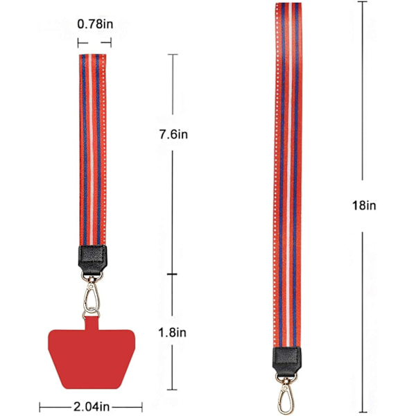 Halsband för nycklar 2 delar halsrem och handledsfäste Lasso