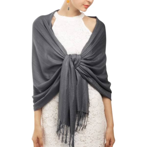 Silkescarf Pashmina-sjalar och omslag för bröllopsdekorationer Brud