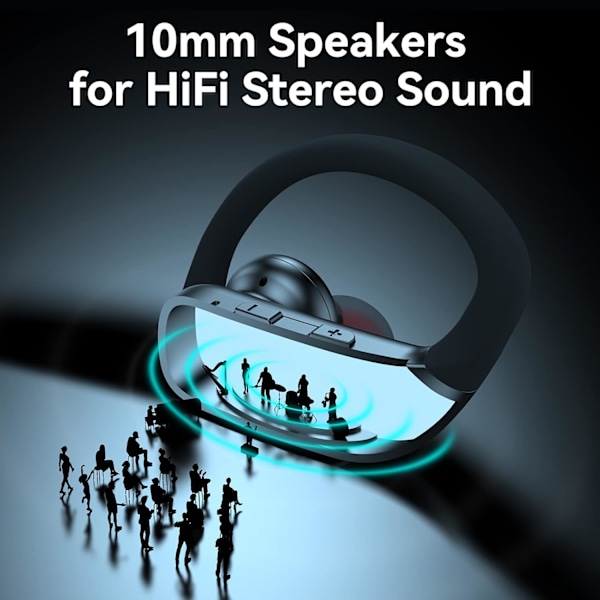 T16 trådlösa Bluetooth-hörlurar 5.3 LED-display