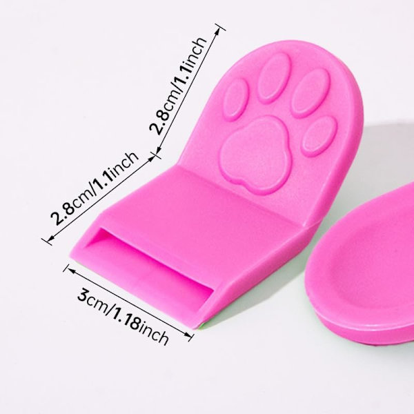3D-printet kæledyrsdåseåbner og -forsegler – Ergonomisk drejelågsløfter til vådfoder med lufttæt hætte, sødt potedesign til katte- og hundefoderdåser, miljøvenlig