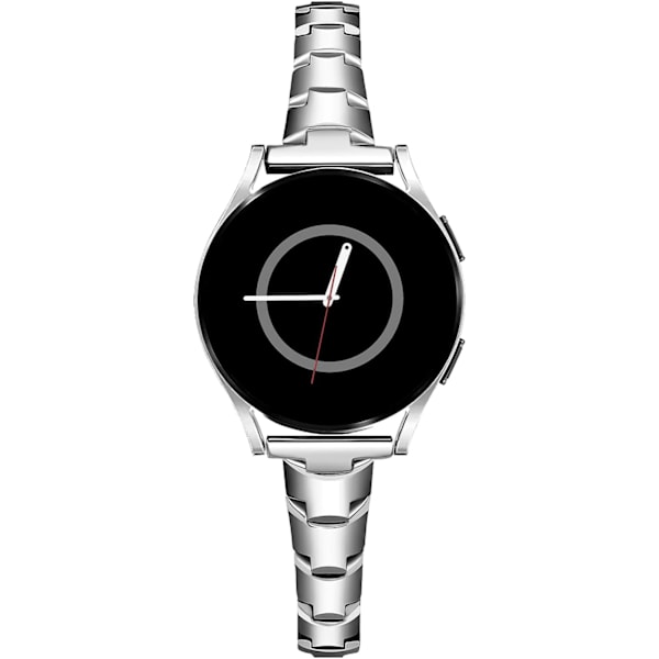 Rostfritt stålarmband kompatibelt med Galaxy Watch 6 5 4 40mm 44mm/Watch 6 Classic 43mm 47mm/Watch 4 Classic 42mm 46mm/Watch 5 Pro 45mm, Slim