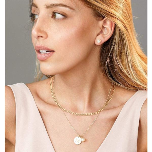 18k Guld Pappersklämma Kedja Choker - Fin Halsband för Kvinnor