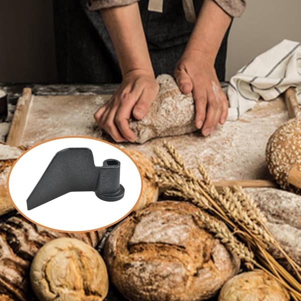 2 elteblad til brødbaker, rustfritt stål non-stick brødmaskin elteblad erstatning for de fleste brødbakere (svart)