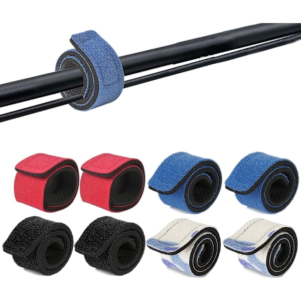 Fiske Stang Belter (8PCS) - Elastiske Magiske Agnsremmer for Fiskestenger og Utstyr