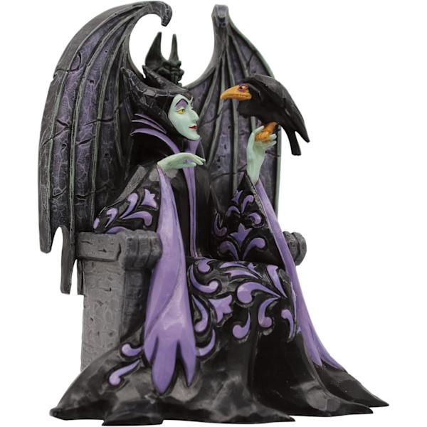 Enesco Disney Traditions Collection af Jim Shore Tornerose Maleficent Siddende på Trone Figur - Resin Håndmalet Fremstillet Disney