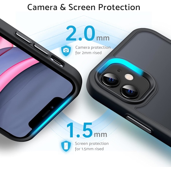 Suunniteltu iPhone 11 -kotelolle, [Tukee langatonta latausta] Pehmeä silikoninen ohut naarmuuntumaton puhelinkotelon suojus iPhone 11 6.1 ih:lle, Musta Musta