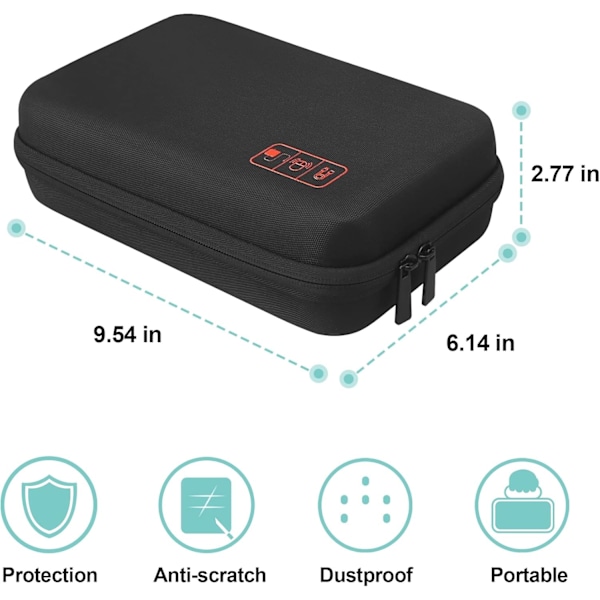 Hard Resesladdar Organizer Universal Small Electronic