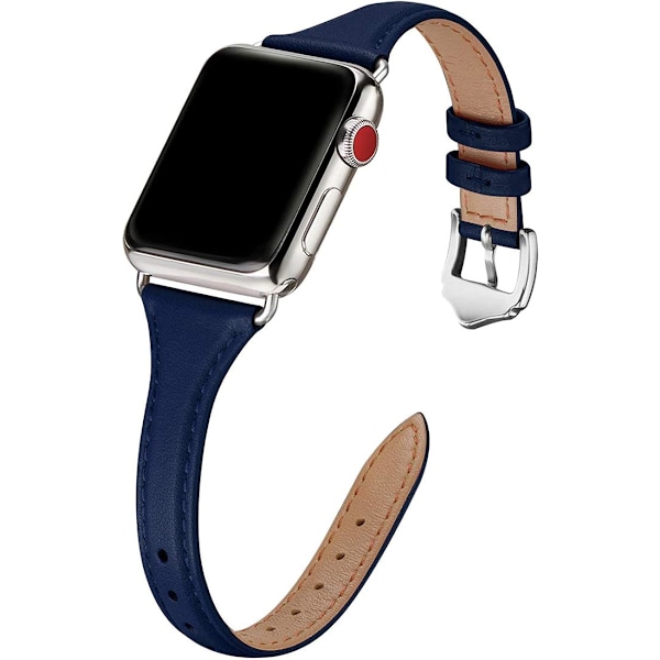 Läderband Kompatibel med Apple Watch Band 38mm 40mm