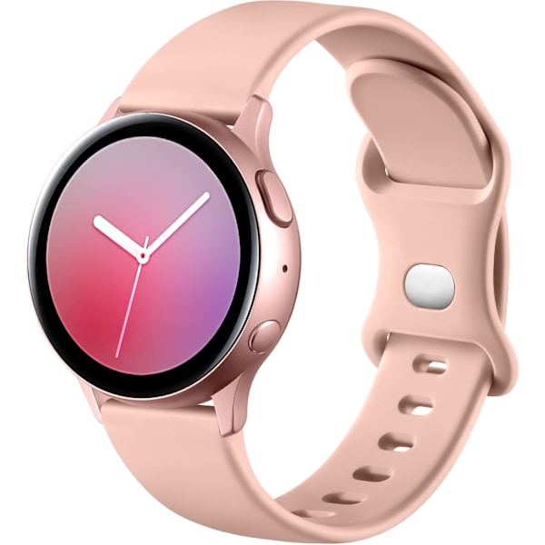 20mm Rem til Samsung Galaxy Watch - Sand Pink Sport Rem til Galaxy Watch-serien