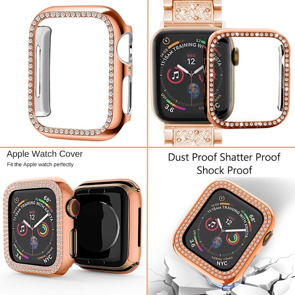 Kompatibel med Apple Watch Band 42 mm med fodral