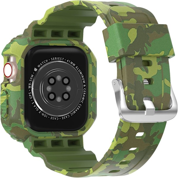 Kompatibel med krystallklare Apple Watch-reim, 45 mm 44 mm