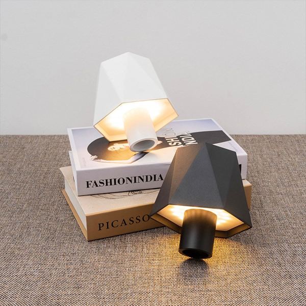 LED Vinflaske Lampe 2000ma USB Genopladelig 3 Farver Dæmpbar Vinflaske Lys Berøring Kontrol Trådløs Bordlampe Natlampe Sengeborde Lamper Bar