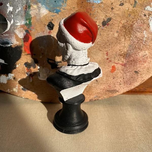 Terrifier Statue Art The Clown Figur Horror Film Actionfigur Dekoration Morder Clown Buste Skulptur     Uhyggelig Samleobjekt til Hjem Have Uhyggelig En