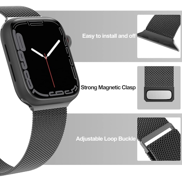 Kompatibel med Apple Watch-rem 42mm 44mm 45mm 49mm 38mm