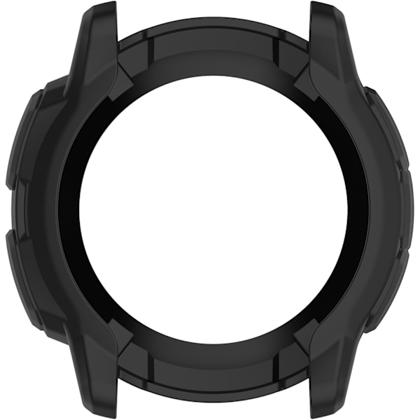 Beskyttelsesdeksel Kompatibelt med Garmin Instinct 2X, Myke Anti-fall TPU Beskyttelsesdeksler Smartklokke Tilbehør (Svart) Svart