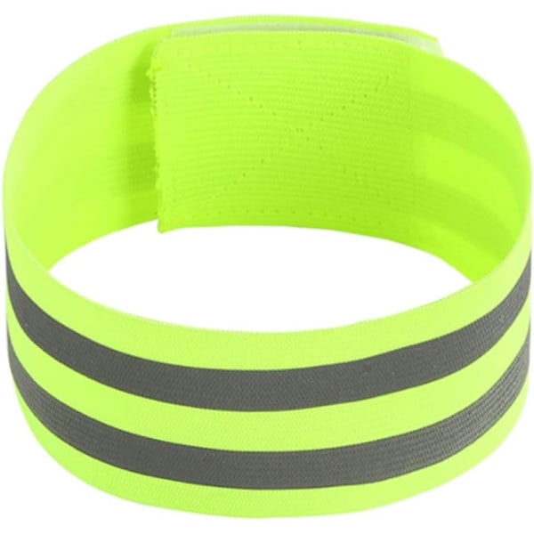 Reflekterande band med hög synlighet för handled, arm, fotled och ben - Justerbara
