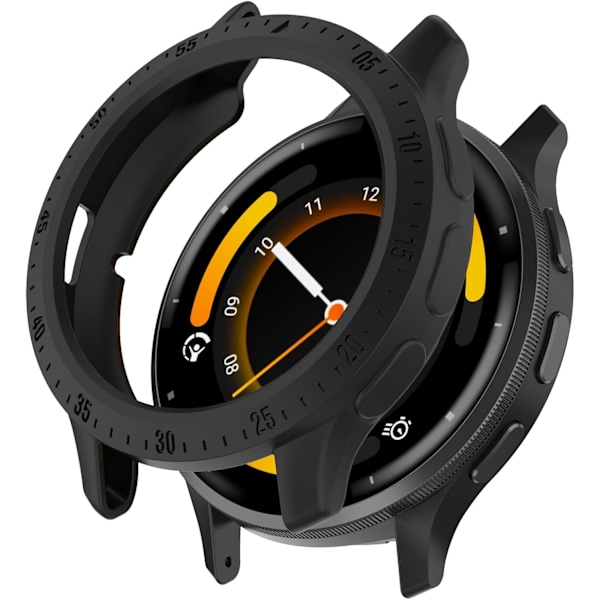 Etui Kompatibelt med Garmin Venu 3 Beskyttelsescovers, Bløde Anti-Drop TPU Udskiftningsbeskyttelsesetuier Smart Watch Tilbehør (Sort) Sort