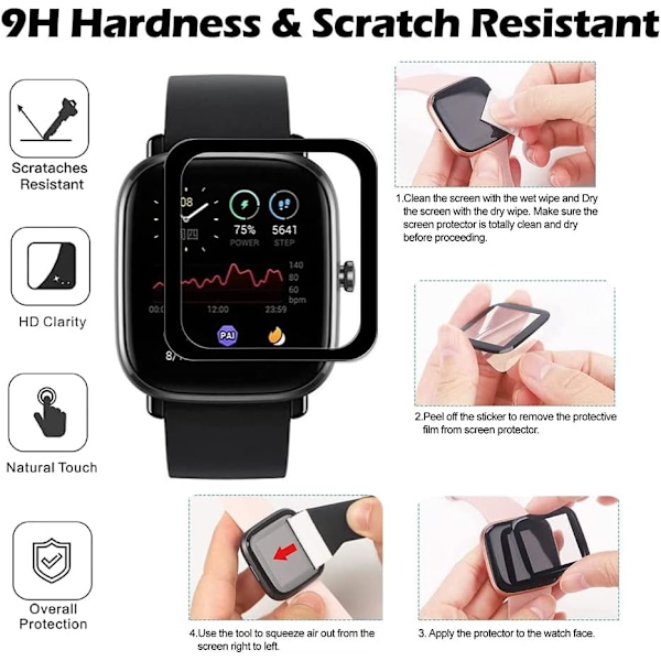 Se skjermbeskytter for Amazfit Bip 3 Pro / Bip 3